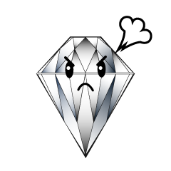 怒るダイヤモンド
