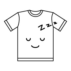 寝るTシャツ