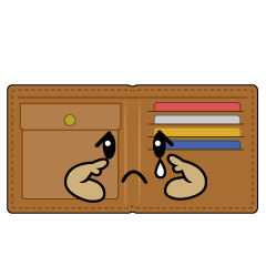悲しい財布
