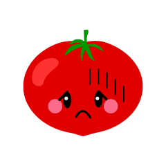 落ち込むトマト