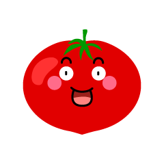 驚くトマト