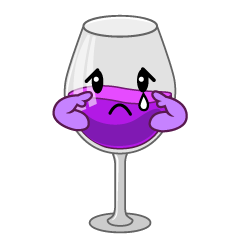 悲しいワイングラス